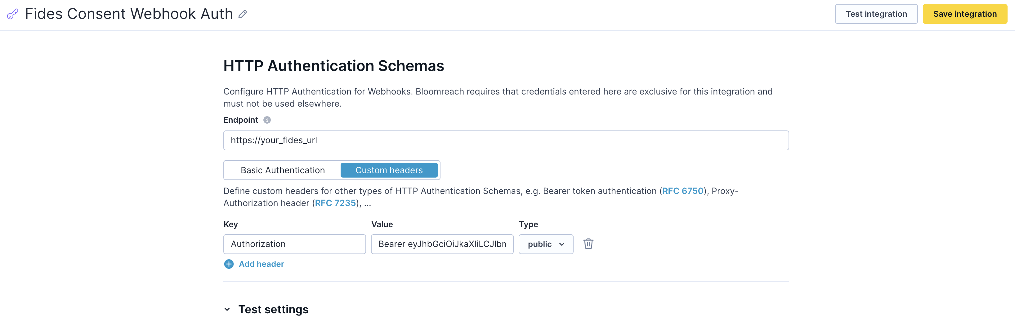 Bidirectional consent mappings