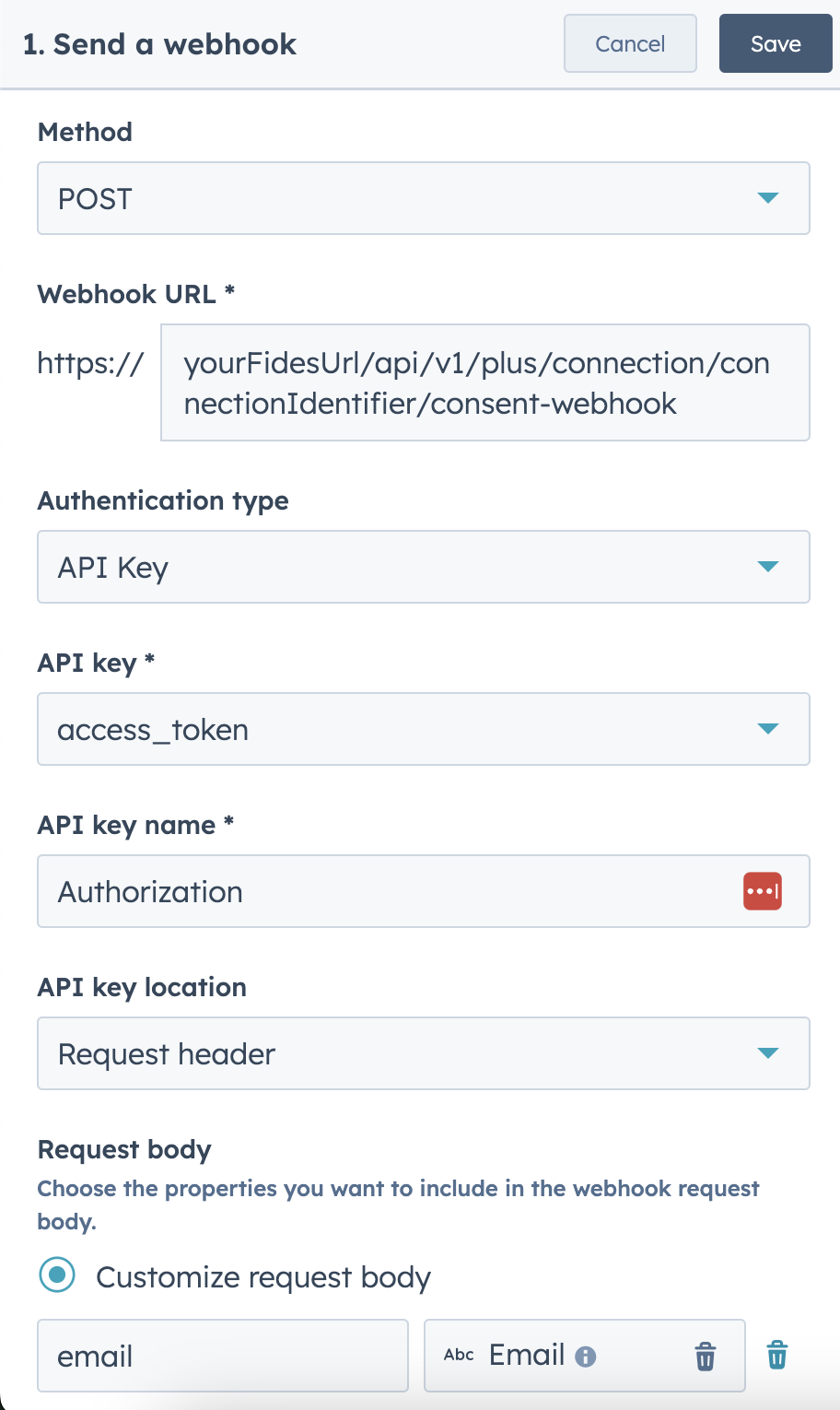 HubSpot workflow setup