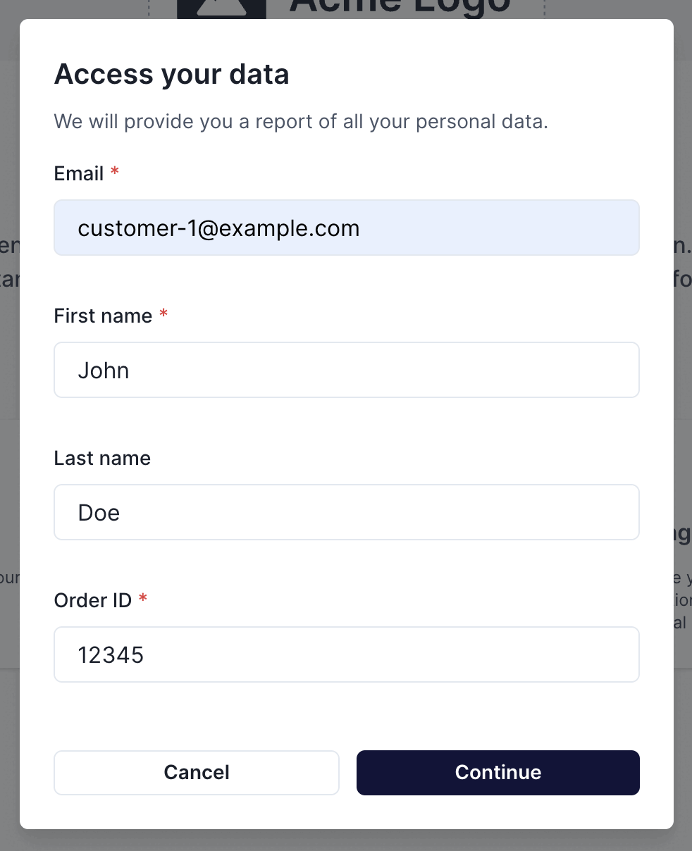 Privacy Notice Consent Enforcement