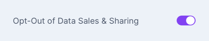 Consent Management - Opt-out Example