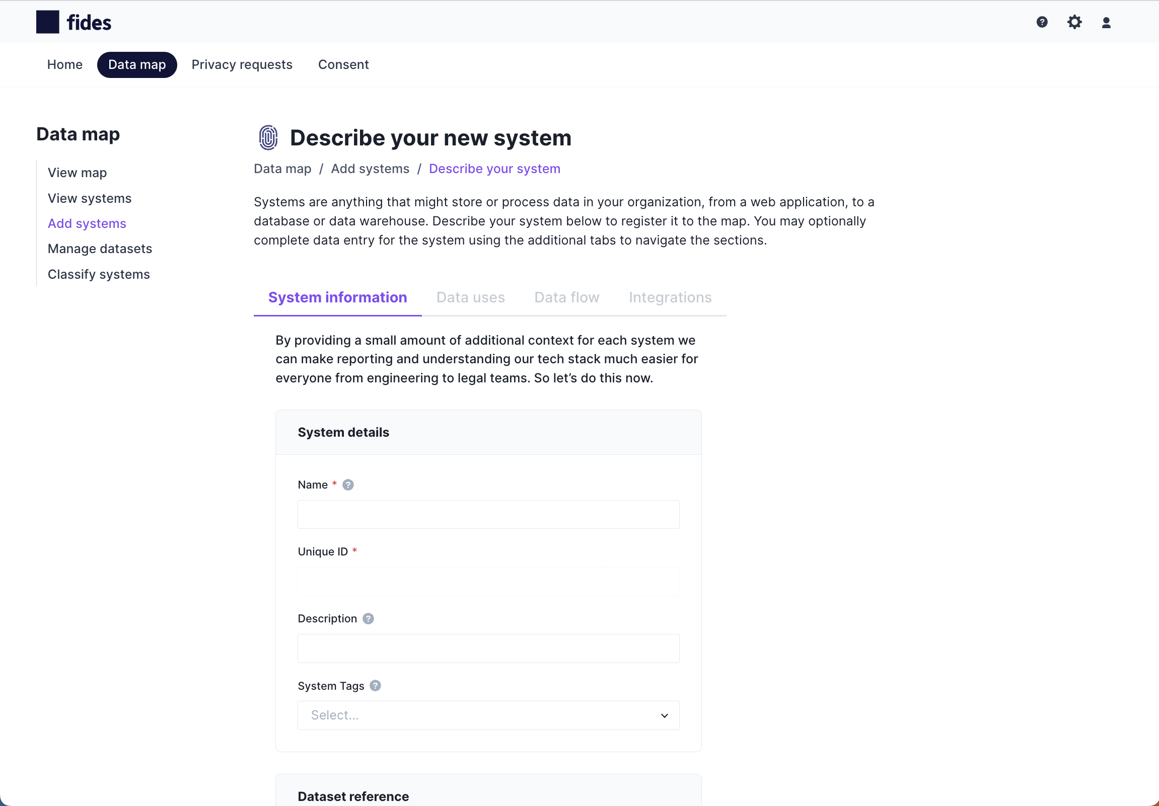 Add system info