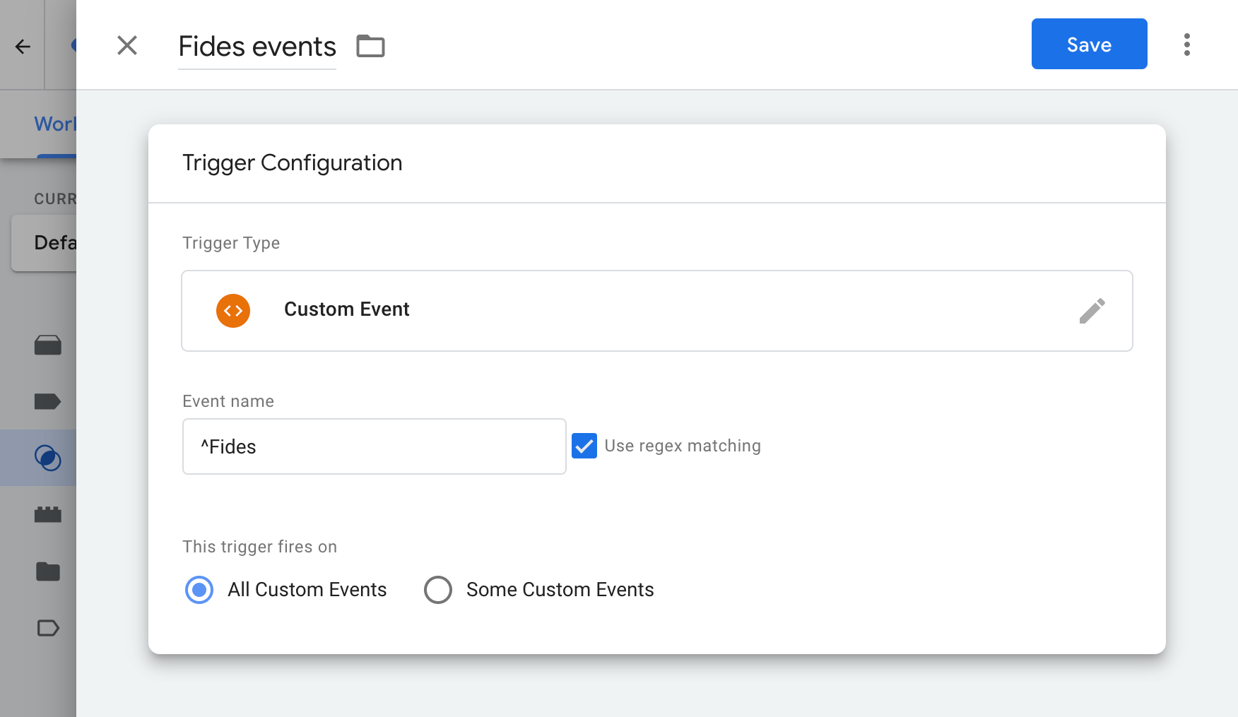 GTM Exception Tag